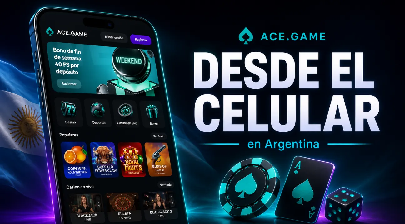 Ace Game Argentina para jugar desde el celular